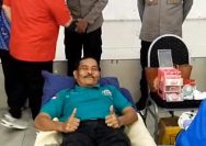 Aksi Para Purnawirawan: Donor Darah Kebon Jeruk Solidaritas Bhayangkara