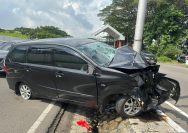 Avanza Ringsek di Soetta, Kurang Fokus Jadi Penyebab