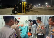 Bus Penuh Penumpang Terjungkal di Tol Krapyak 16 Nyawa Melayang
