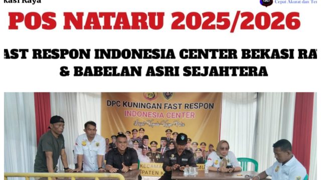 Ketum FRIC ( Fast Respon Indonesia Center ) H.=.Dian Surahman Berpartisipasi dalam Mendukung Polri Selama Momen Nataru (Natal dan Tahun Baru) Merupakan Wujud Nyata dari Sinergi Antara FRIC dan Polri