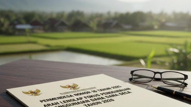 Permendesa Nomor 16 Tahun 2025 : Ini Arah Lengkap Fokus Penggunaan Dana Desa Tahun 2026