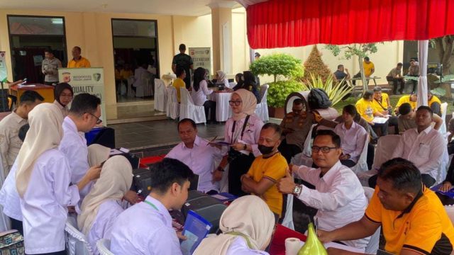 156 Personel Polres Kuningan Jalani Rikkes Berkala 2026