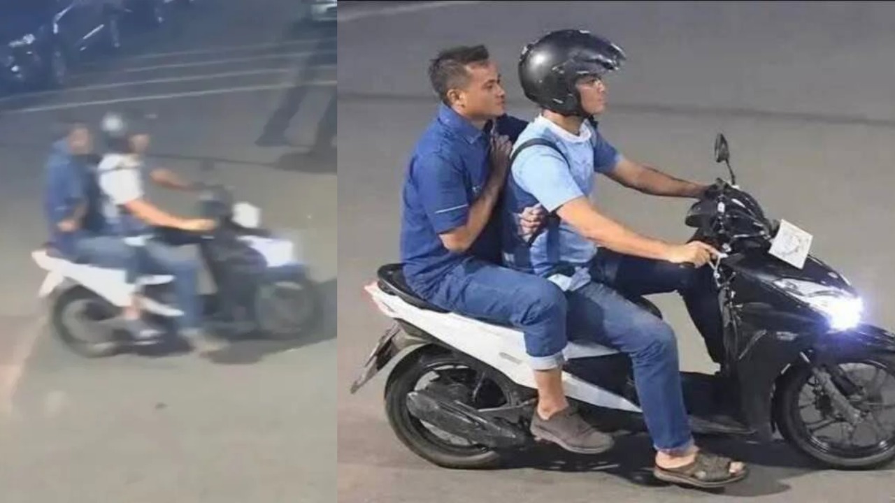 Keterangan Foto: Kiri: tangkapan layar rekaman yang beredar terkait dugaan pelaku penyiraman air keras terhadap aktivis KontraS, Andrie Yunus. Kanan: gambar hasil manipulasi berbasis kecerdasan buatan (AI) yang sempat viral di media sosial dan disebut-sebut memperlihatkan terduga pelaku. Kepolisian menegaskan bahwa gambar tersebut bukan rekaman CCTV asli dan tidak dapat dijadikan rujukan identifikasi pelaku. (NR)