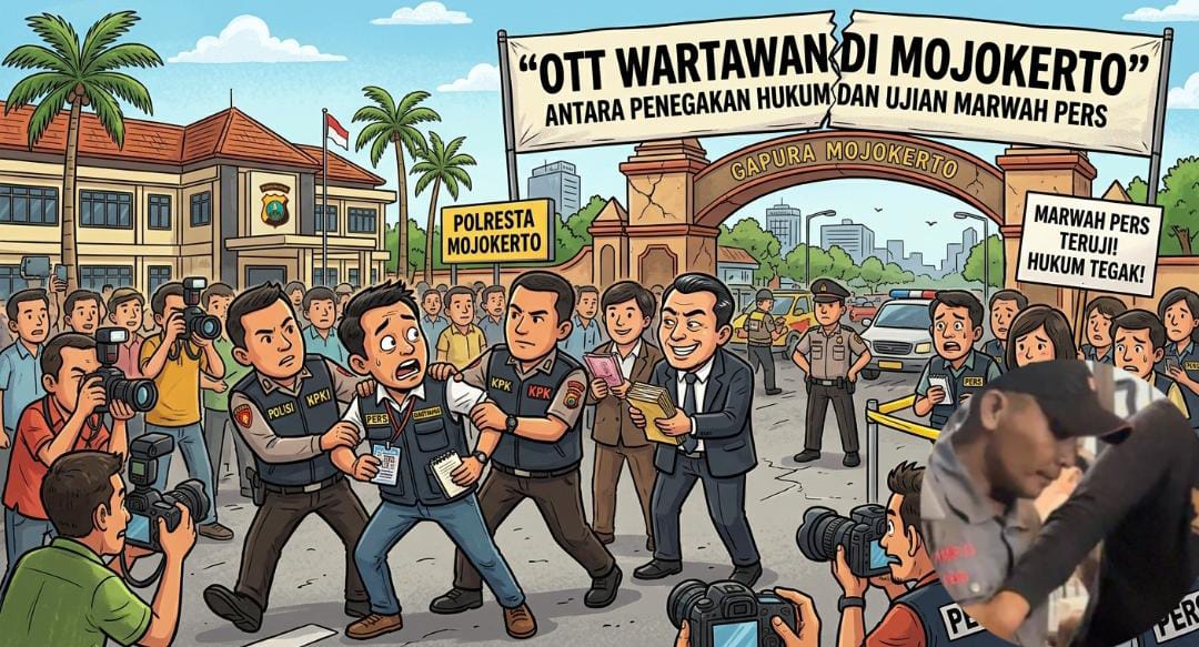 OTT Wartawan di Mojokerto: Antara Penegakan Hukum dan Ujian Marwah Pers