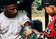 Satgas Yonif 403 Hadirkan Layanan Kesehatan Keliling di Perbatasan Merauke