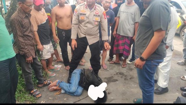 Terduga pelaku Curanmor Diamankan Polisi Nyaris Jadi Sasaran Amuk Massa di Cikande
