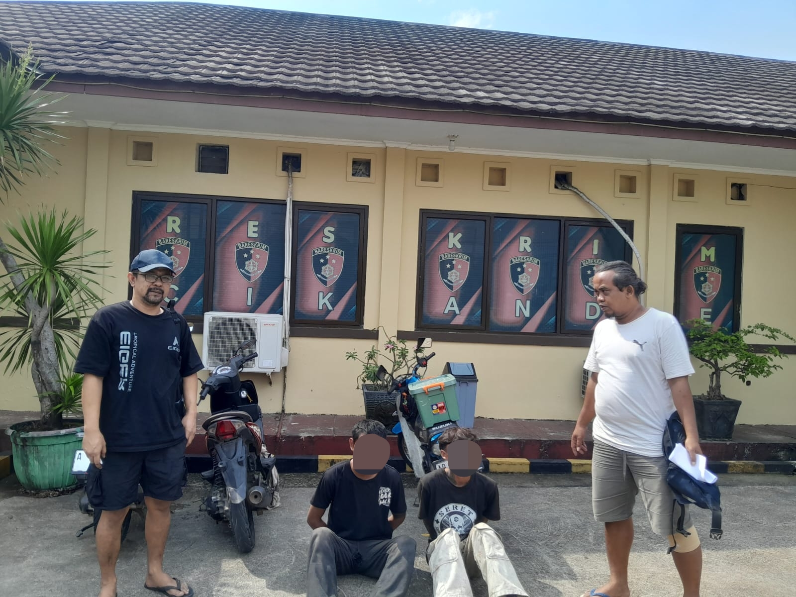 Polisi Gagalkan Penjualan Motor Curian di Cikande 2 Terduga Pelaku Diamankan