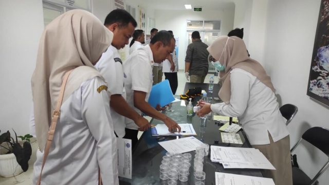 Tes Urine Mendadak Pejabat Kuningan 94 Orang Dinyatakan Negatif Narkoba
