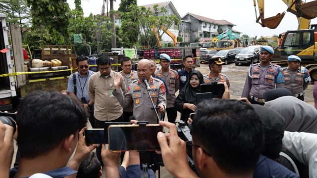 Subsidi Diselewengkan Polda Banten Bongkar 6 Kasus dan Amankan 8 Tersangka