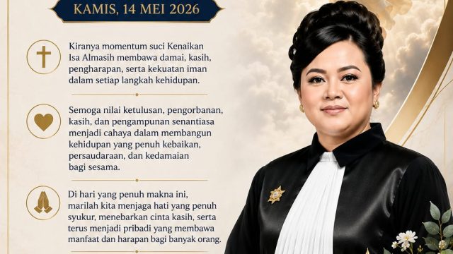 Advokat Rikha Permatasari Ucapkan Selamat Hari Kenaikan Isa Almasih