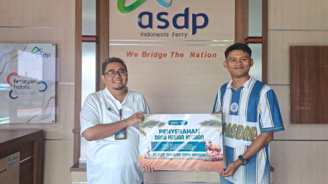 ASDP Bakauheni Salurkan Hewan Kurban untuk Perkuat Sinergi dengan Stakeholder