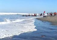 Polisi, Basarnas, dan Warga Selamatkan Nelayan yang Dihantam Ombak di Pantai Yeh Gangga