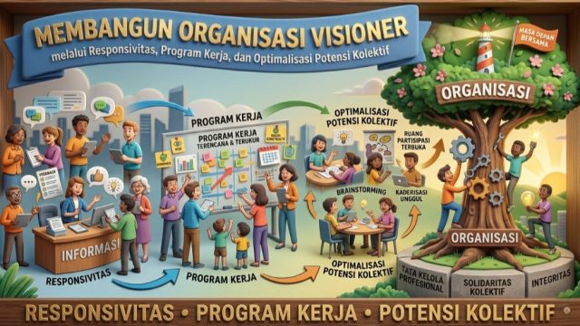 Membangun Organisasi Visioner melalui Responsivitas, Program Kerja, dan Optimalisasi Potensi Kolektif