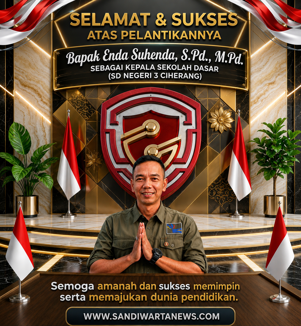 Kantor Hukum Rikha Permatasari & Partners Ucapkan Selamat atas Pelantikan Enda Suhenda sebagai Kepala SDN 3 Ciherang