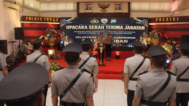 Polres Tuban Gelar Sertijab Wakapolres, Kompol Supiyan Resmi Mengemban Amanah Baru