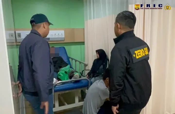 Kapolres Tangsel Tinjau Kondisi Driver Ojol Korban Kecelakaan di Flyover Rawabuntu, Berikan Bantuan Kemanusiaan