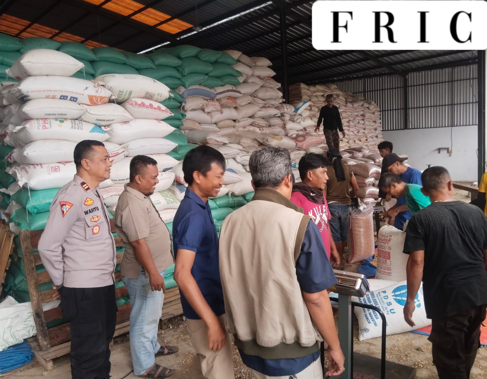 Satlantas Polres Kuningan dan Dinas Pertanian Perkuat Pengawasan Tanaman Jagung di Desa Cibulan