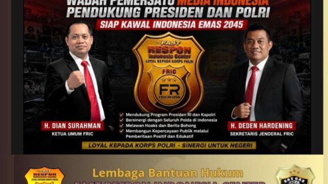 DPP FRIC Resmikan Pembentukan LBH FRIC sebagai Wadah Pendampingan Hukum yang Profesional dan Berintegritas