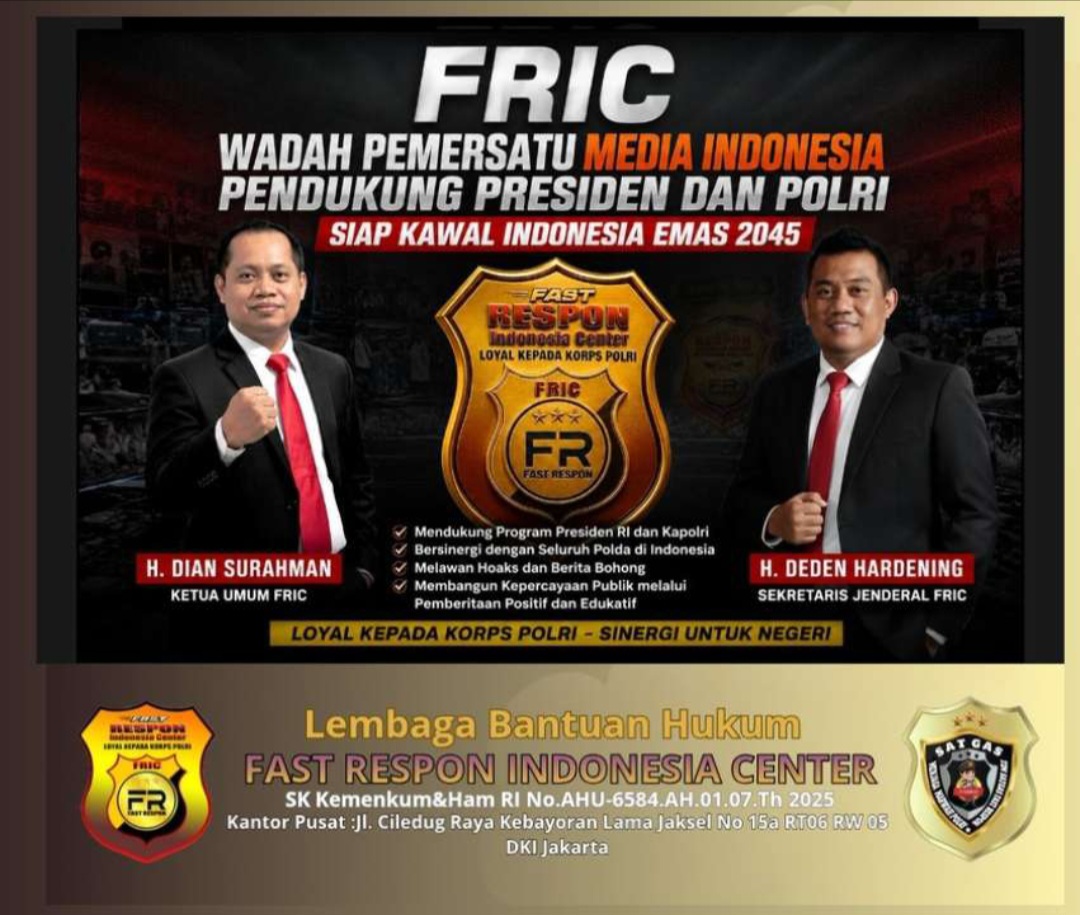 DPP FRIC Resmikan Pembentukan LBH FRIC sebagai Wadah Pendampingan Hukum yang Profesional dan Berintegritas