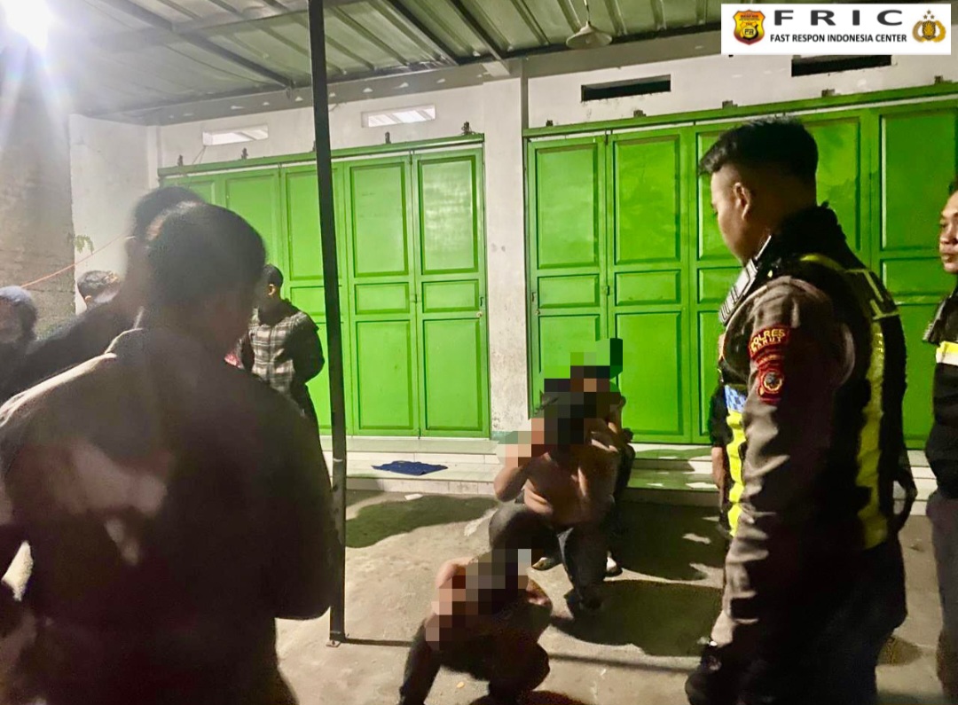 Patroli Presisi Polres Garut Bubarkan Kelompok Pemuda Bersenjata Tajam, Tujuh Orang Diamankan