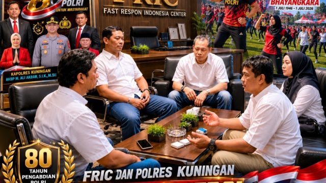 Semarak HUT Bhayangkara ke-80, FRIC dan Polres Kuningan Siapkan Gebyar Kegiatan Sosial Nasional untuk Masyarakat