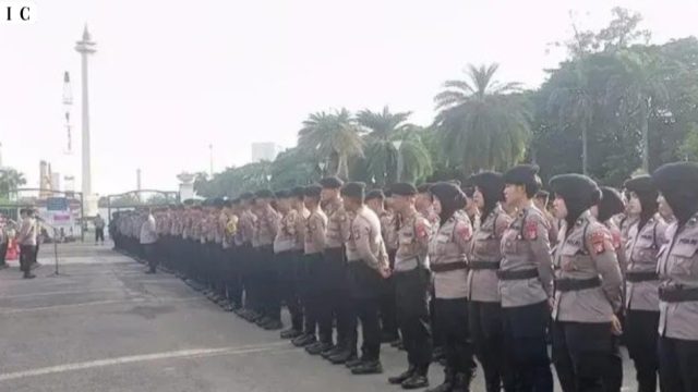 3.761 Personel Gabungan Disiagakan  Kawal Aksi Unjuk Rasa di Jakarta Pusat