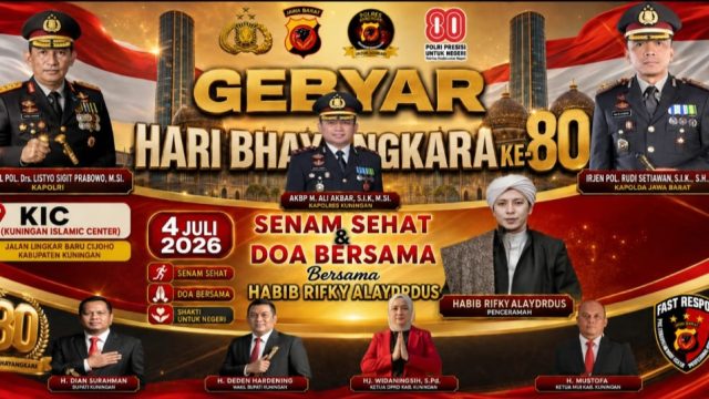 Gebyar Hari Bhayangkara ke-80 di Kuningan Siap Semarakkan Kebersamaan dan Spirit Pengabdian untuk Negeri