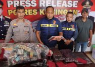 Satreskrim Polres Kuningan Ringkus Dua Pelaku Pembobolan Toko di Cilimus, Ratusan Bungkus Rokok Diamankan