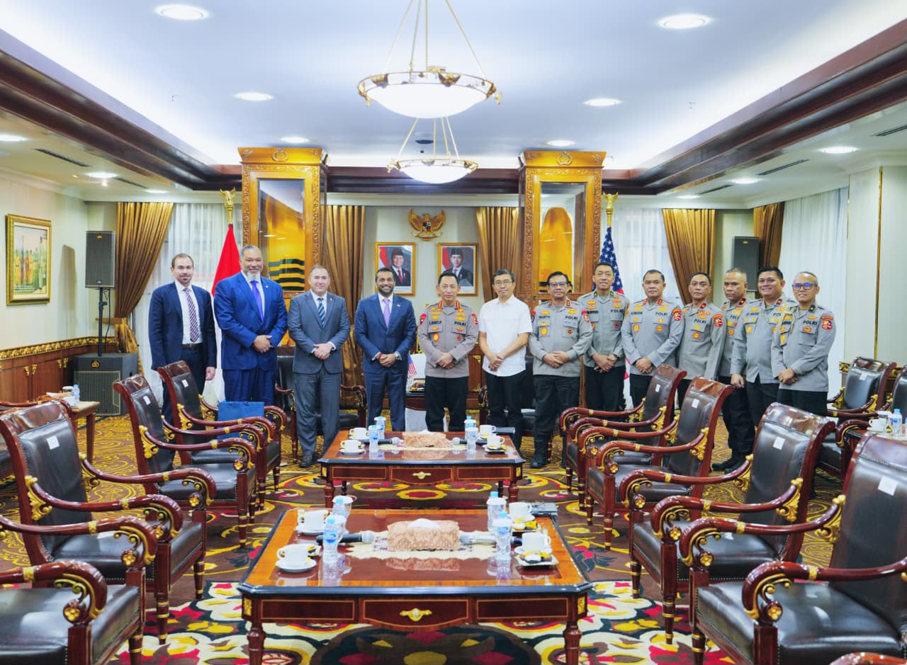 Kapolri dan Direktur FBI Perkuat Sinergi Hadapi Kejahatan Transnasional