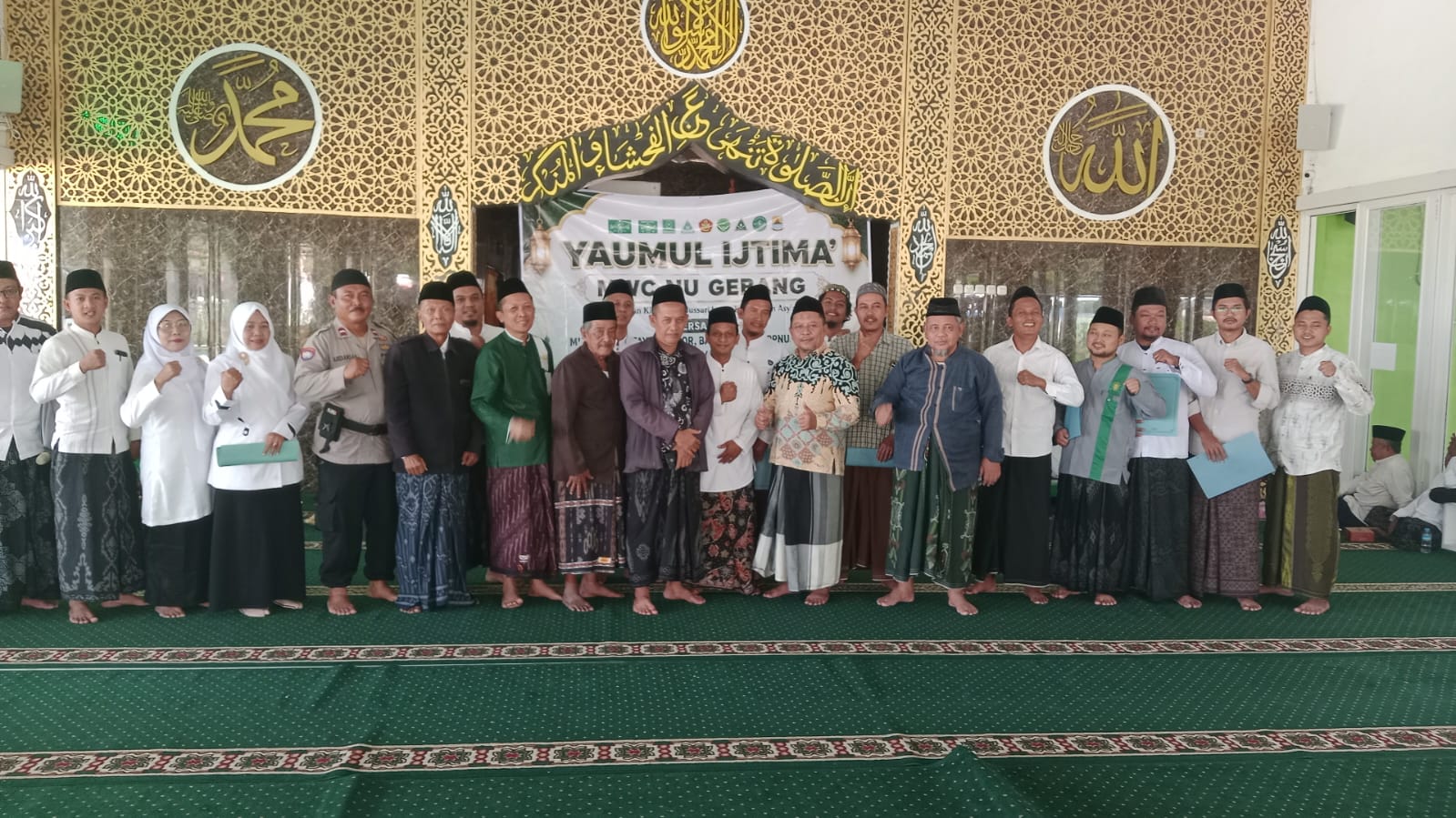 Polsek Gebang Kawal Pengajian Yaumul Ijtima MWC NU, Pastikan Kegiatan Berjalan Aman dan Kondusif