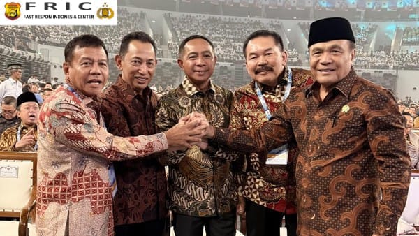 Kapolri Bersama Empat Pimpinan Lembaga Negara Hadiri Puncak Hari Koperasi Nasional 2026
