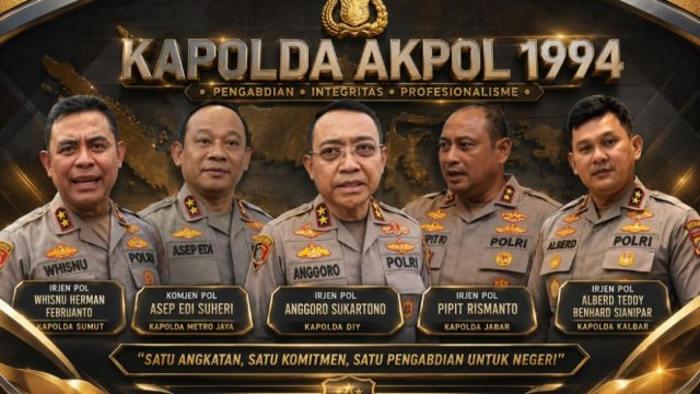 Dominasi Alumni Akpol 1994 di Pucuk Kepemimpinan Polri, 11 Kapolda Satu Angkatan dengan Komjen Pol Asep Edi Suheri