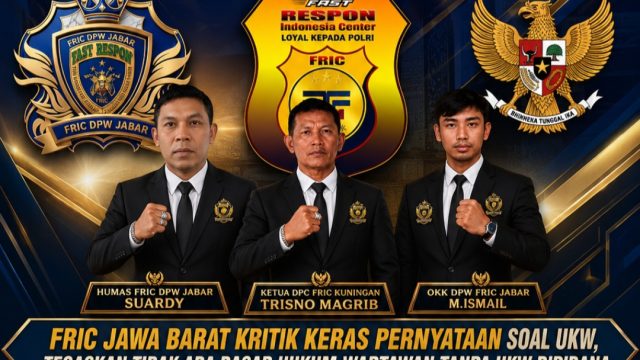 Polemik Pernyataan UKW, FRIC Jawa Barat: Negara Hukum Tidak Berdiri di Atas Opini