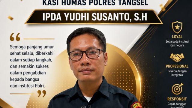 Momentum Hari Lahir IPDA Yudhi Susanto, FRIC: Sosok Humanis yang Membangun Sinergi Polri, Media, dan Masyarakat