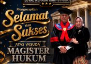 Kapolres Tangerang Selatan AKBP Boy Jumalolo Resmi Sandang Gelar Magister Hukum, FRIC Sampaikan Apresiasi dan Ucapan Selamat