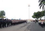 619 Personel Gabungan Amankan Tiga Aksi Unjuk Rasa di Jakarta Pusat