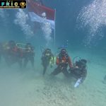 Merah Putih Berkibar di Bawah Laut Simeulue, Semangat Kemerdekaan Jaga Ekosistem Laut