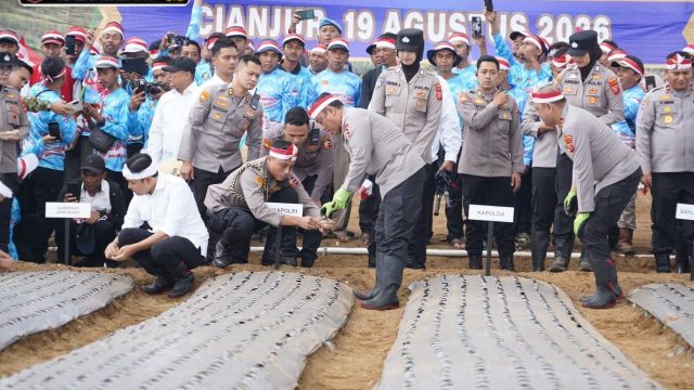 Polri Gerakkan 14 Polda dan 59 Polres, Bawang Putih Jadi Andalan Menuju Swasembada
