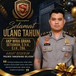 FRIC Berikan Apresiasi dan Doa Terbaik untuk AKP Wira Graha Setiawan di Hari Ulang Tahunnya