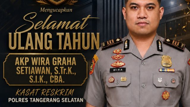 FRIC Berikan Apresiasi dan Doa Terbaik untuk AKP Wira Graha Setiawan di Hari Ulang Tahunnya