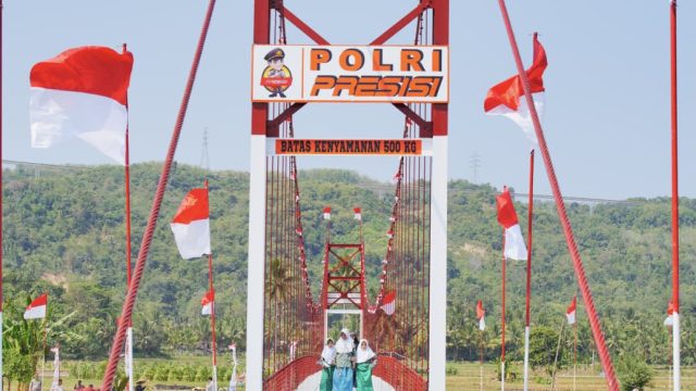 Kapolri 895 Jembatan Merah Putih Presisi Dibangun di 30 Polda, Banten Terbanyak