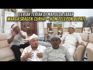 Suara Warga Sragen Menggema di Mapolda Jabar, KDM Langsung Hubungi Bupati