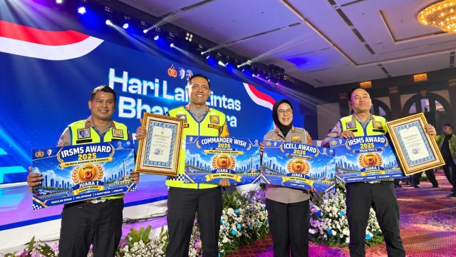 Sabet Lima Penghargaan di HUT ke-71 Lalu Lintas, Ditlantas Polda Jabar Torehkan Prestasi