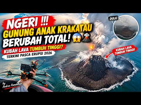 Terkini Gunung Anak Krakatau Usai Erupsi 13 September 2026, Kondisinya Berubah